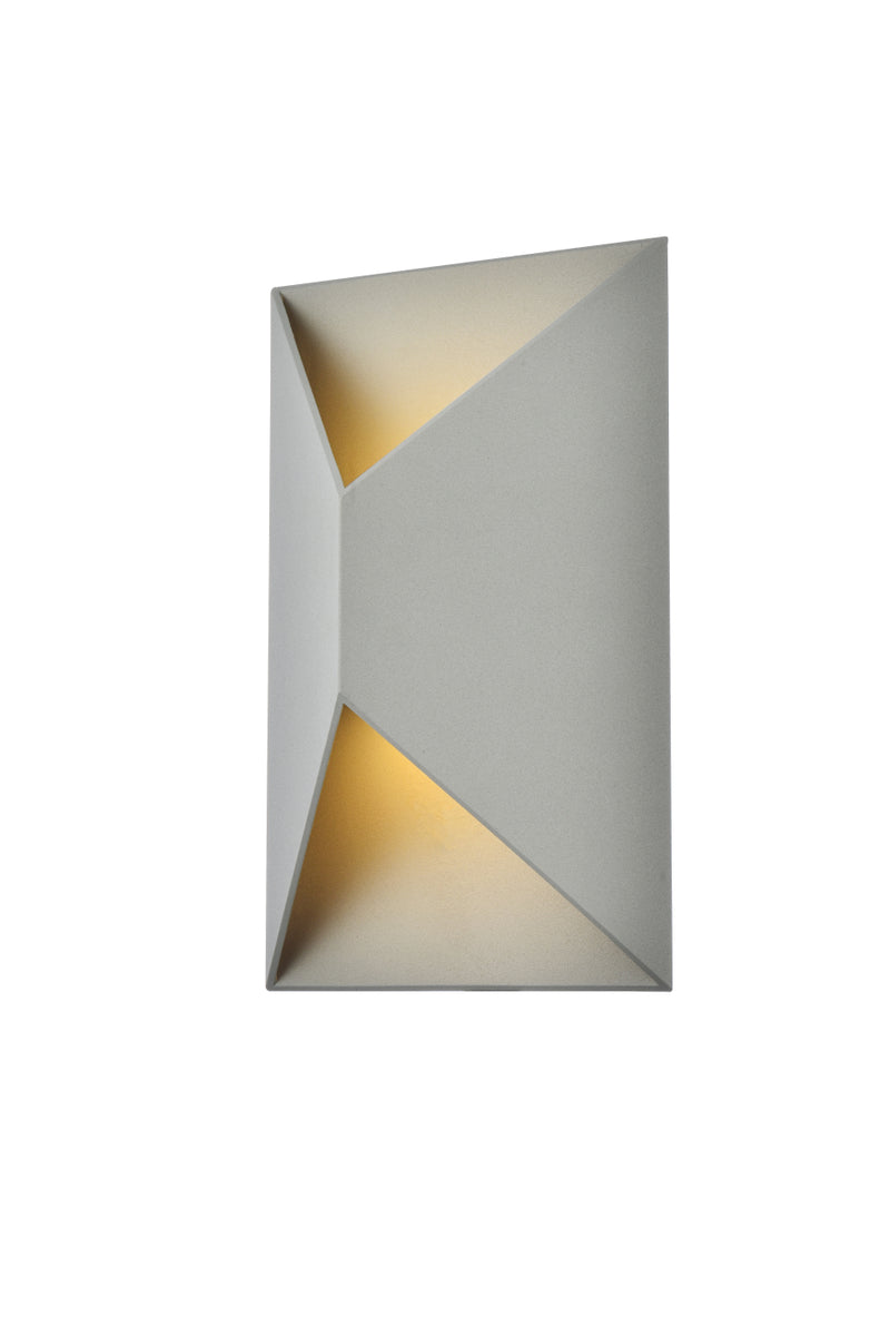 Raine Integrated LED wall sconce  in silver