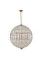 Olivia 8 light French Gold Chandelier Clear Royal Cut Crystal