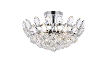 Emilia 16 inch flush mount in chrome