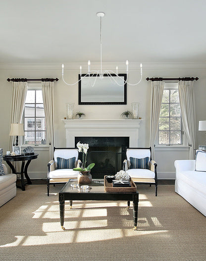 Rohan 54 inch chandelier in White