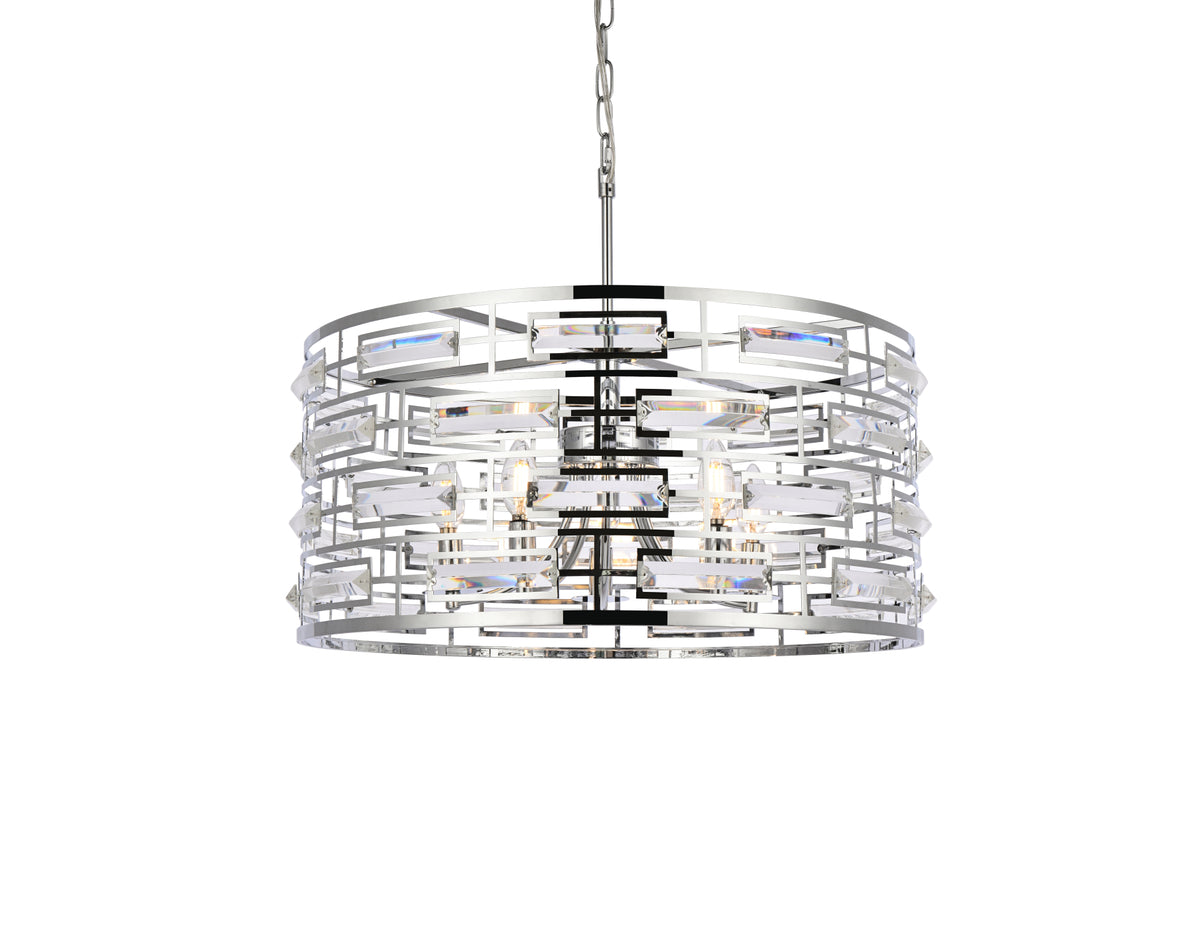 Kennedy 24 inch pendant in chrome