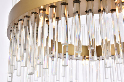 Dallas 16 light Gold Chandelier Clear Royal Cut Crystal