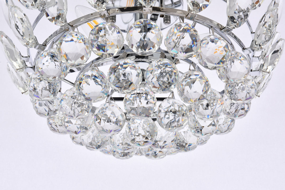 Emilia 16 inch flush mount in chrome