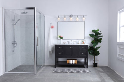 Gene 5 light Chrome and Clear  glass Wall sconce