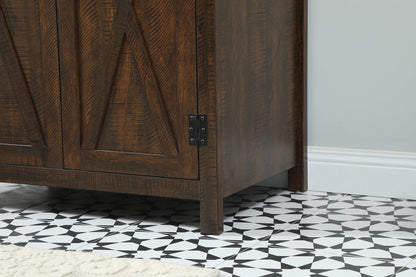 30 inch Single bathroom vanity in expresso with backsplash
