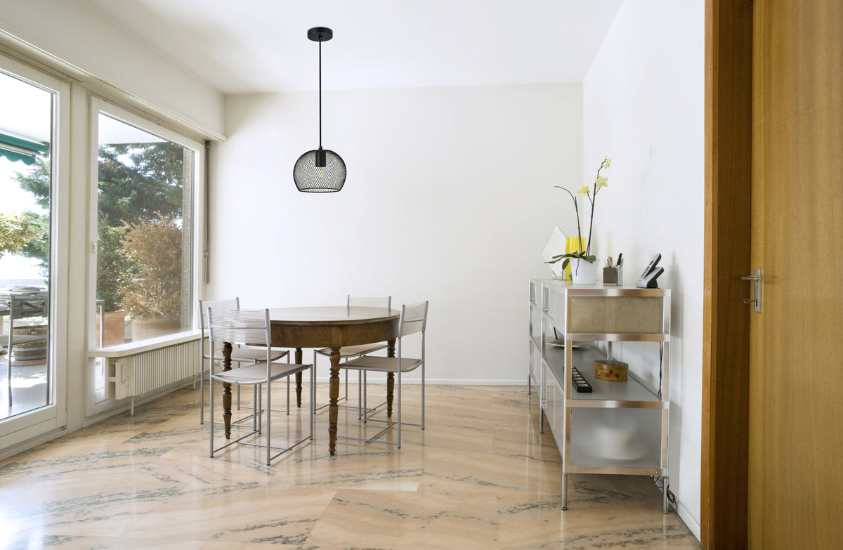 Keller 1 Light Black Pendant