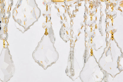 Maria Theresa 13 light Gold Chandelier Clear Royal Cut Crystal