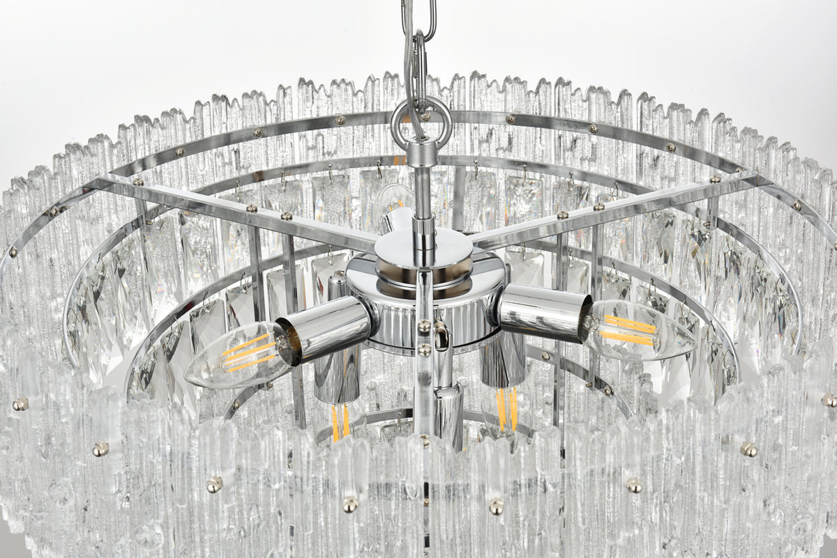 Emilia 21 inch Pendant Light in Chrome