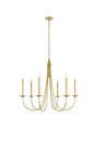 Cohen 36 inch pendant in brass