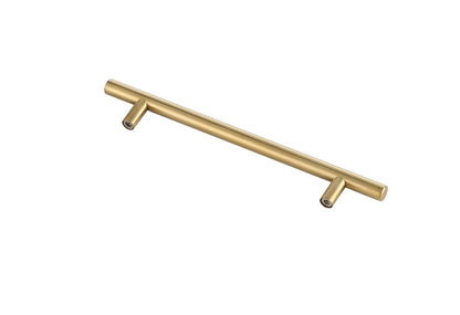 Quinn 6-5/16" Center to Center Brass Bar Pull Multipack (set of 10)