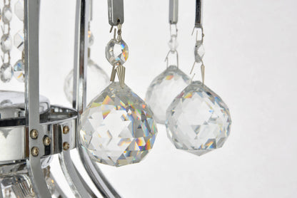 Toureg 10 light Chrome Pendant Clear Royal Cut Crystal