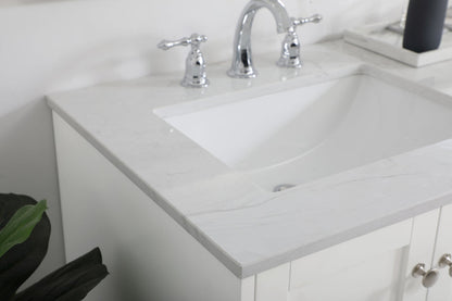 60 inch Double Bathroom Vanity in White