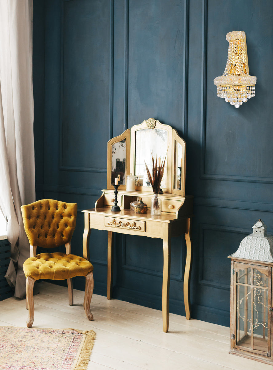 Primo 4 light Gold Wall Sconce Clear Royal Cut Crystal