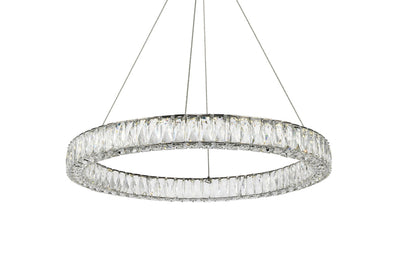 Monroe Integrated LED chip light Chrome Chandelier Clear Royal Cut Crystal