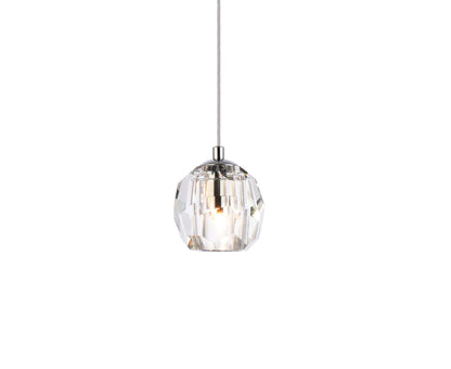 Eren 1 light Chrome pendant