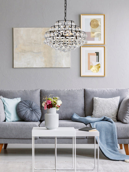 Savannah 18 inch pendant in black