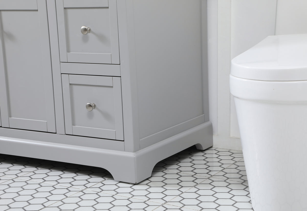 48 inch Single bathroom vanity in grey