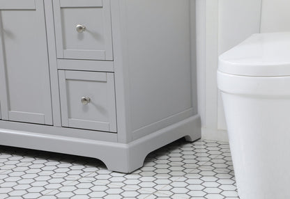 48 inch Single bathroom vanity in grey