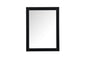 Aqua vanity mirror 27x36 inch in black
