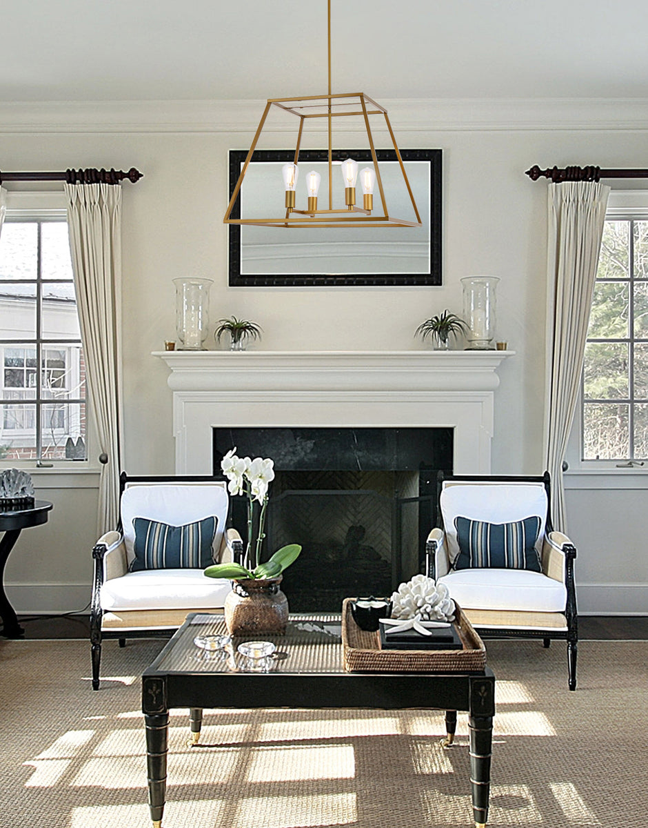 Declan 24 inch pendant in brass