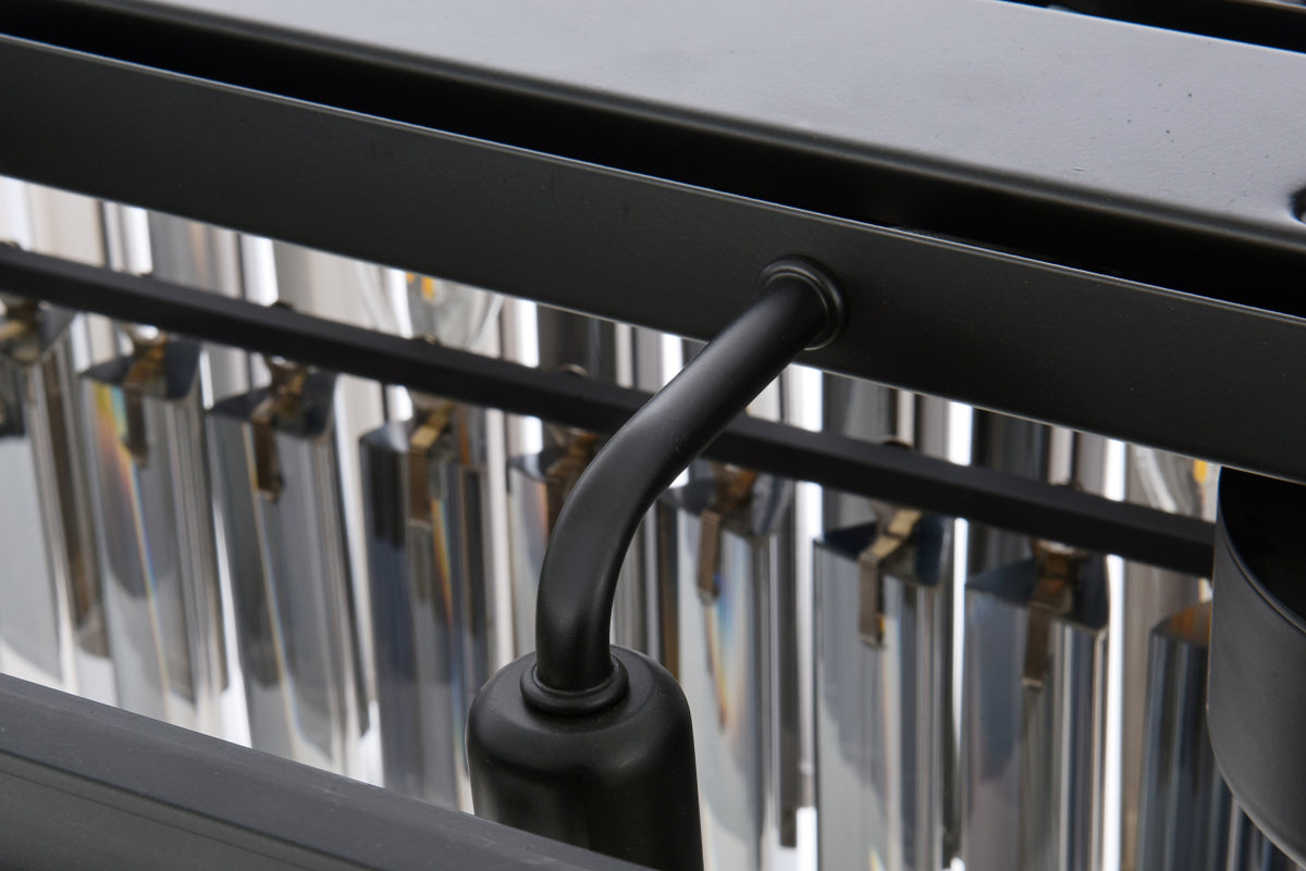 Sydney 12 light Matte Black Chandelier Silver Shade (Grey) Royal Cut Crystal