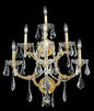 Maria Theresa 7 light Gold Wall Sconce Clear Royal Cut Crystal