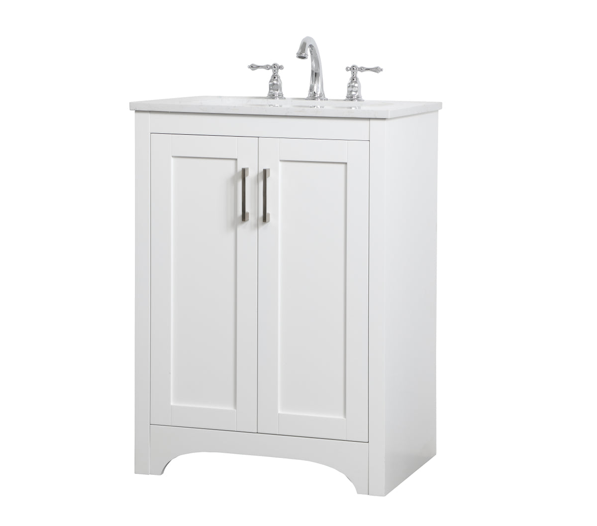 24 inch Single Bathroom Vanity in White