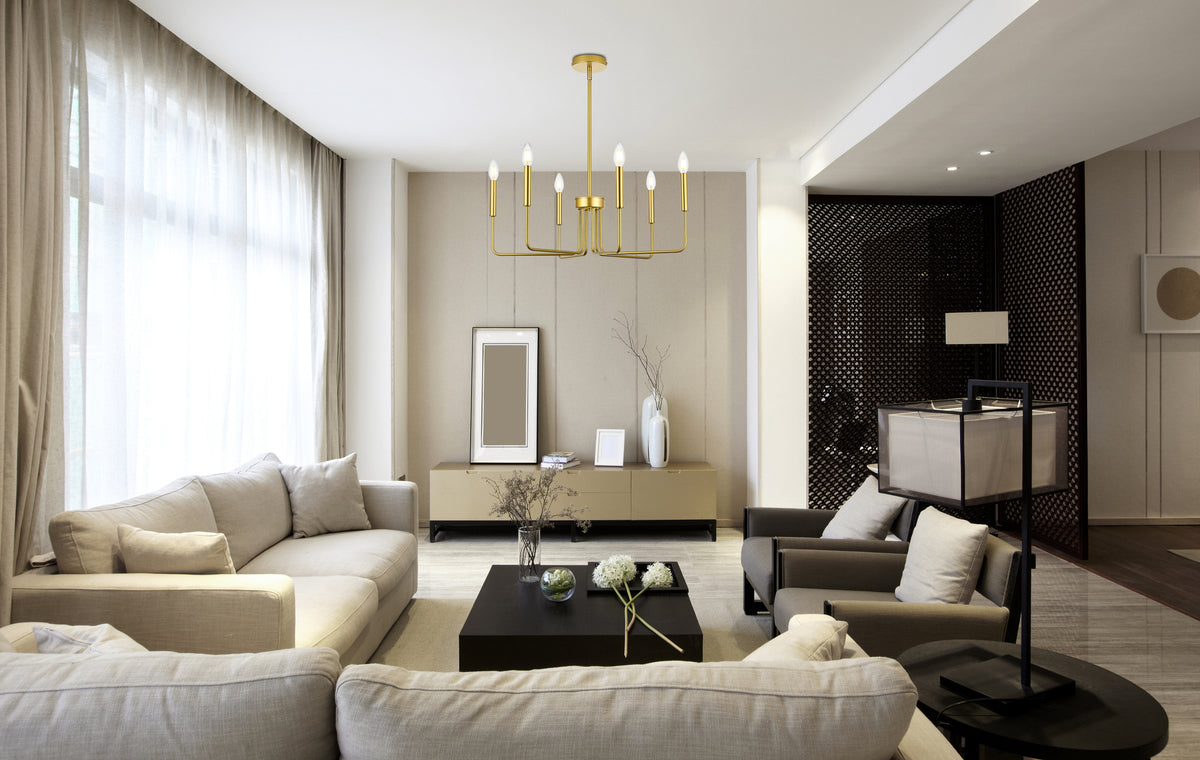 Willa 26 inch Pendant Light in Brass