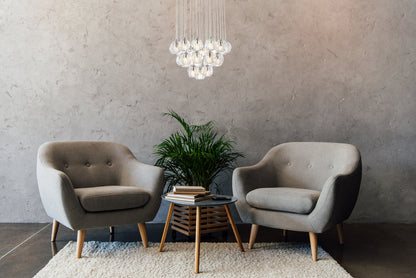 Eren 24 lights Chrome pendant