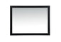 Aqua vanity mirror 48x36 inch in black