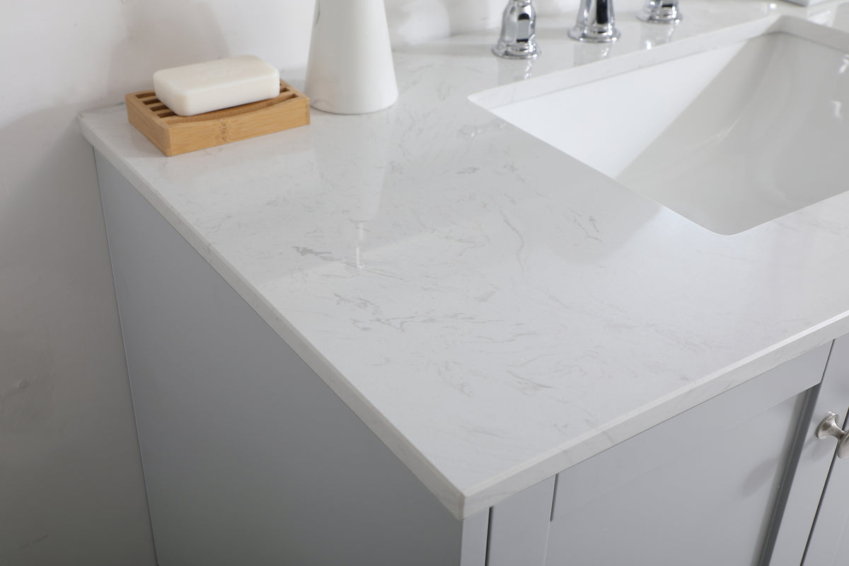 42 inch Single Bathroom Vanity in Grey