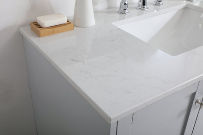 42 inch Single Bathroom Vanity in Grey