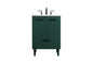24 inch bathroom vanity in Green