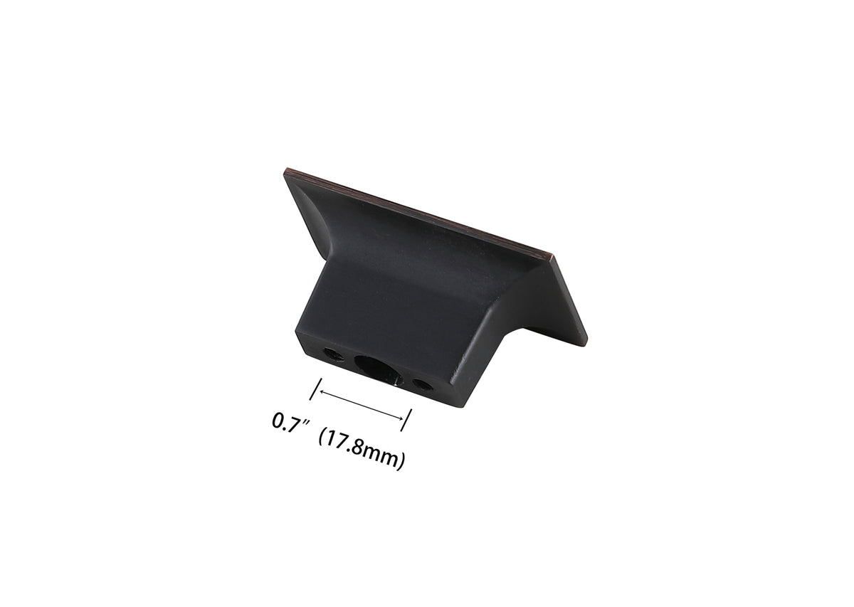 Perry 2" Oil-rubbed Bronze Rectangle Knob Multipack (Set of 10)
