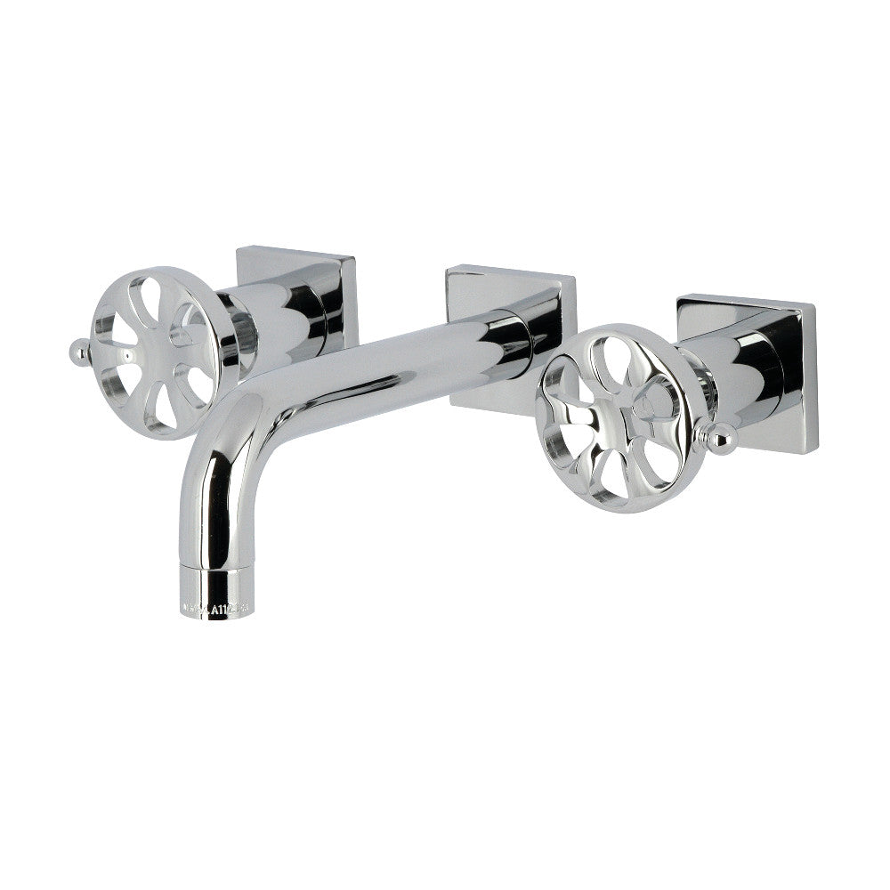 Belknap Wall-Mount Bathroom Faucet in Polished Chrome