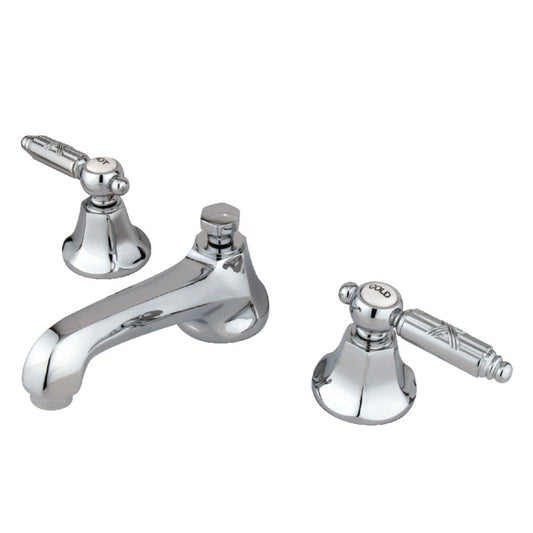 Georgian Widespread Bathroom Faucet in Polished Chrome