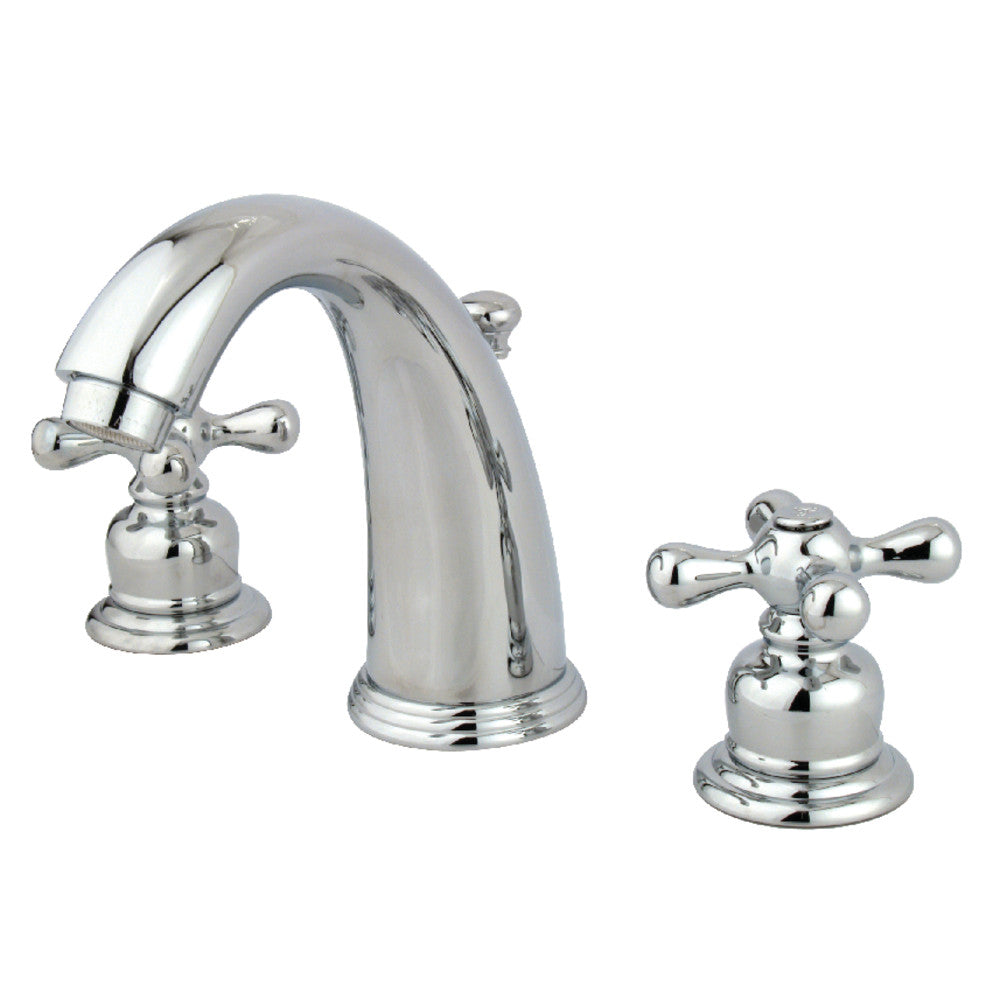 Victorian Widespread Bathroom Faucet in Polished Chrome