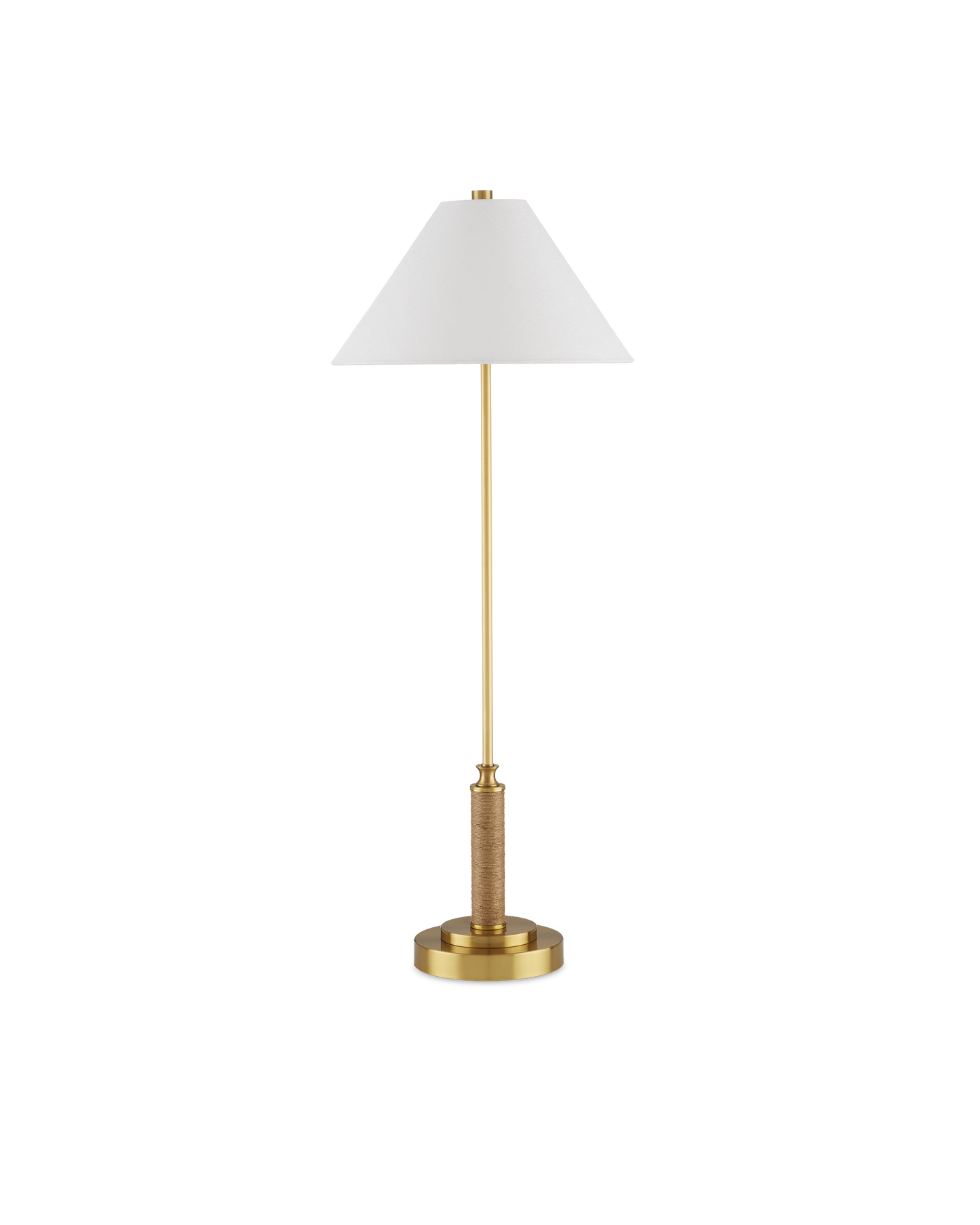 Ippolito Brass Console Lamp