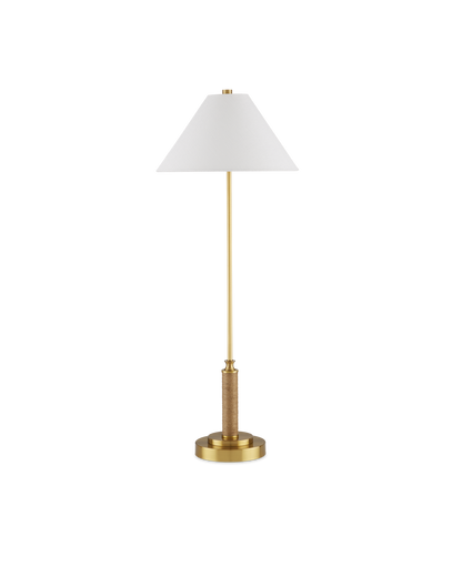 Ippolito Brass Console Lamp