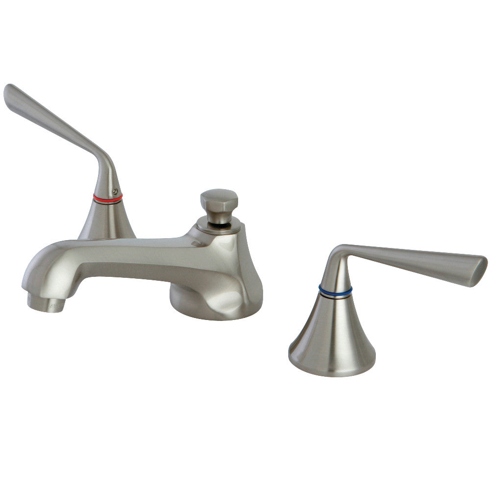 Widespread Bathroom Faucet in Brushed Nickel