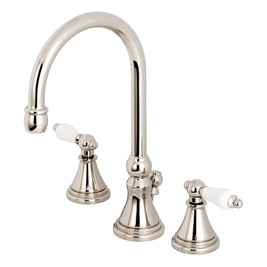 Governor Widespread Bathroom Faucet in Polished Nickel