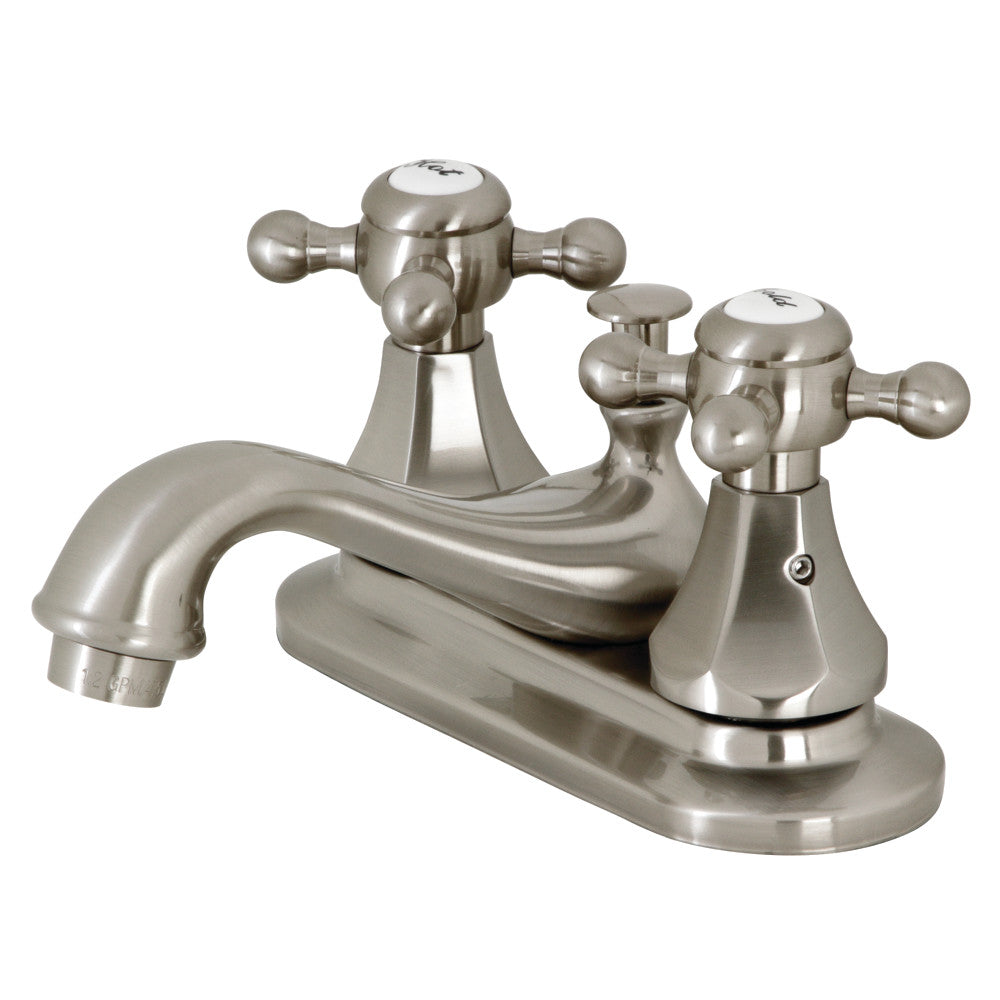 Metropolitan 4 Inch Centerset Bathroom Faucet in Brushed Nickel