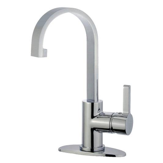 Continental Single-Hole Bathroom Faucet in Polished Chrome