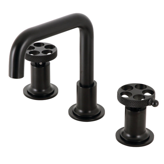 Webb Widespread Bathroom Faucet in Matte Black