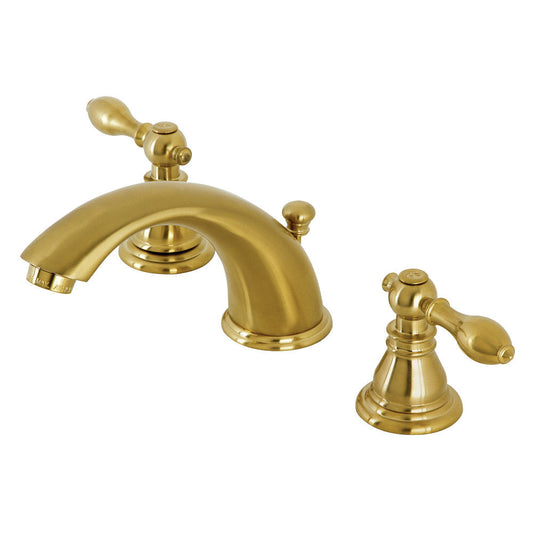 American Classic Widespread Bathroom Faucet in Brushed Brass