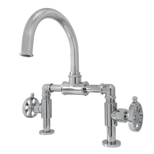 Belknap Bridge Bathroom Faucet in Polished Chrome