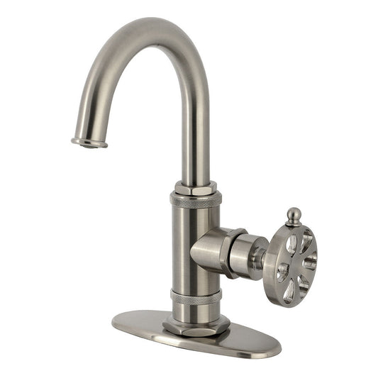 Belknap Single-Hole Bathroom Faucet in Brushed Nickel