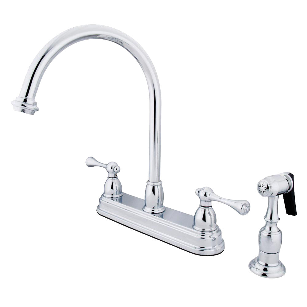 Vintage Centerset Kitchen Faucet in Polished Chrome