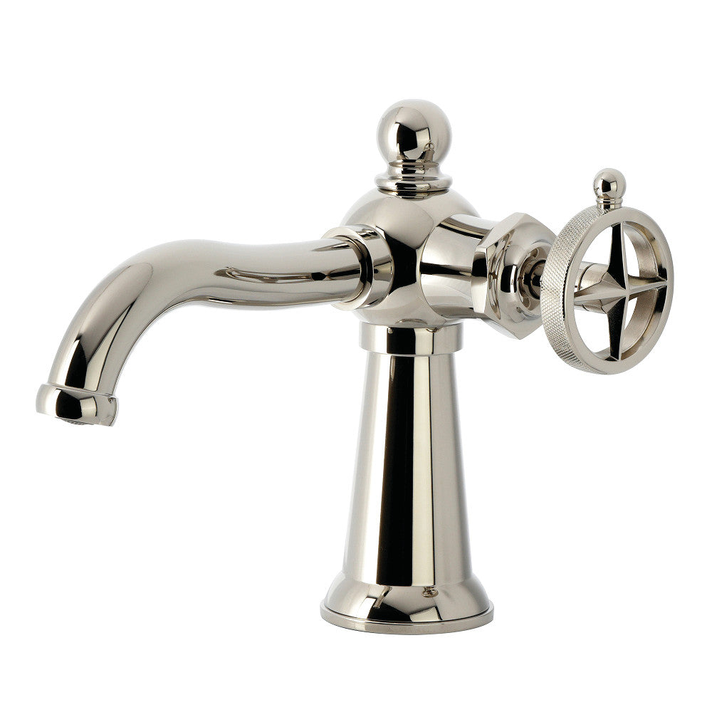 Levante Single-Hole Bathroom Faucet in Polished Nickel