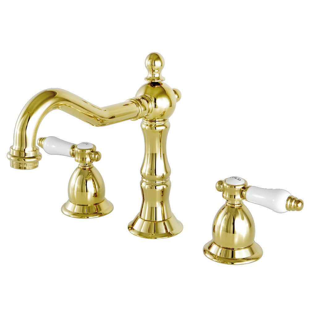 Bel-Air Widespread Bathroom Faucet in Polished Brass